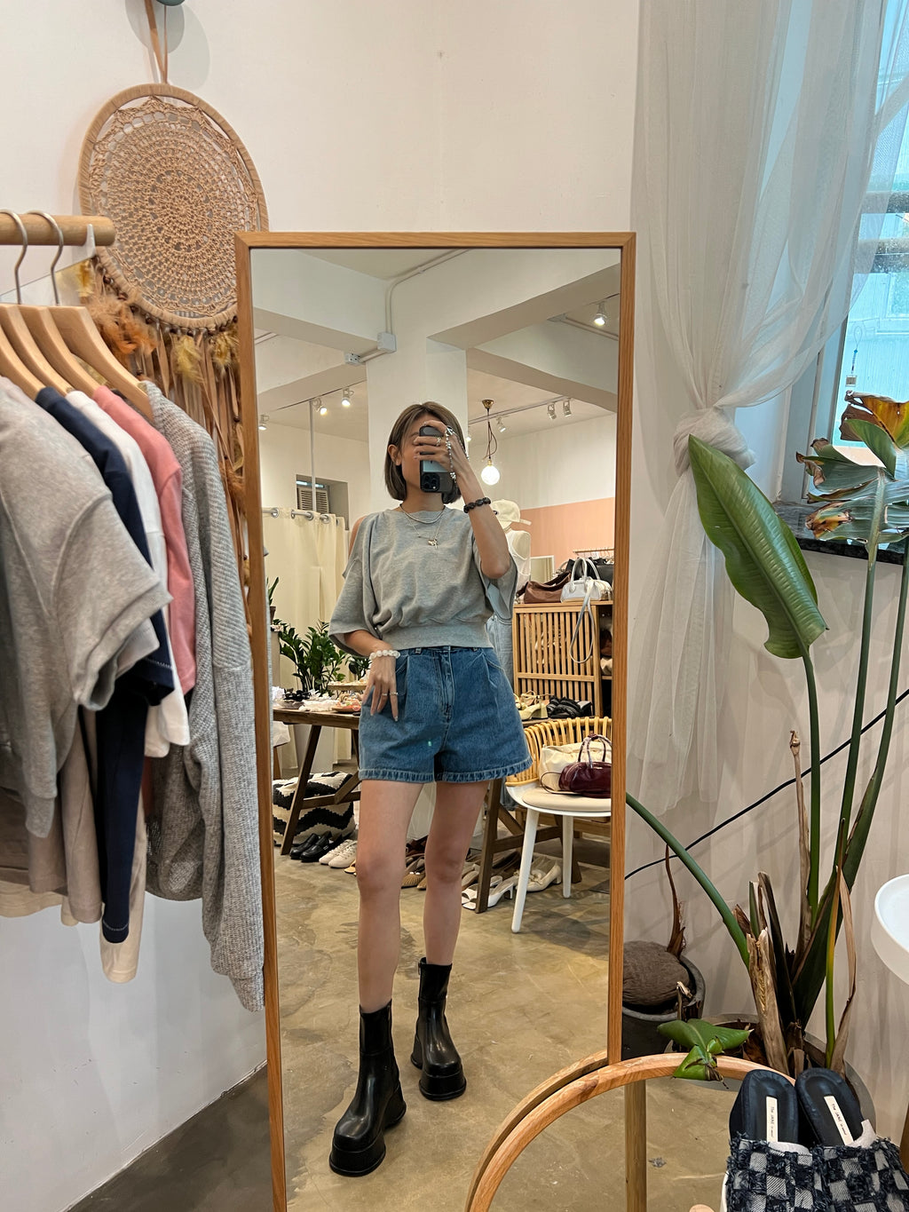 厚底短Boots