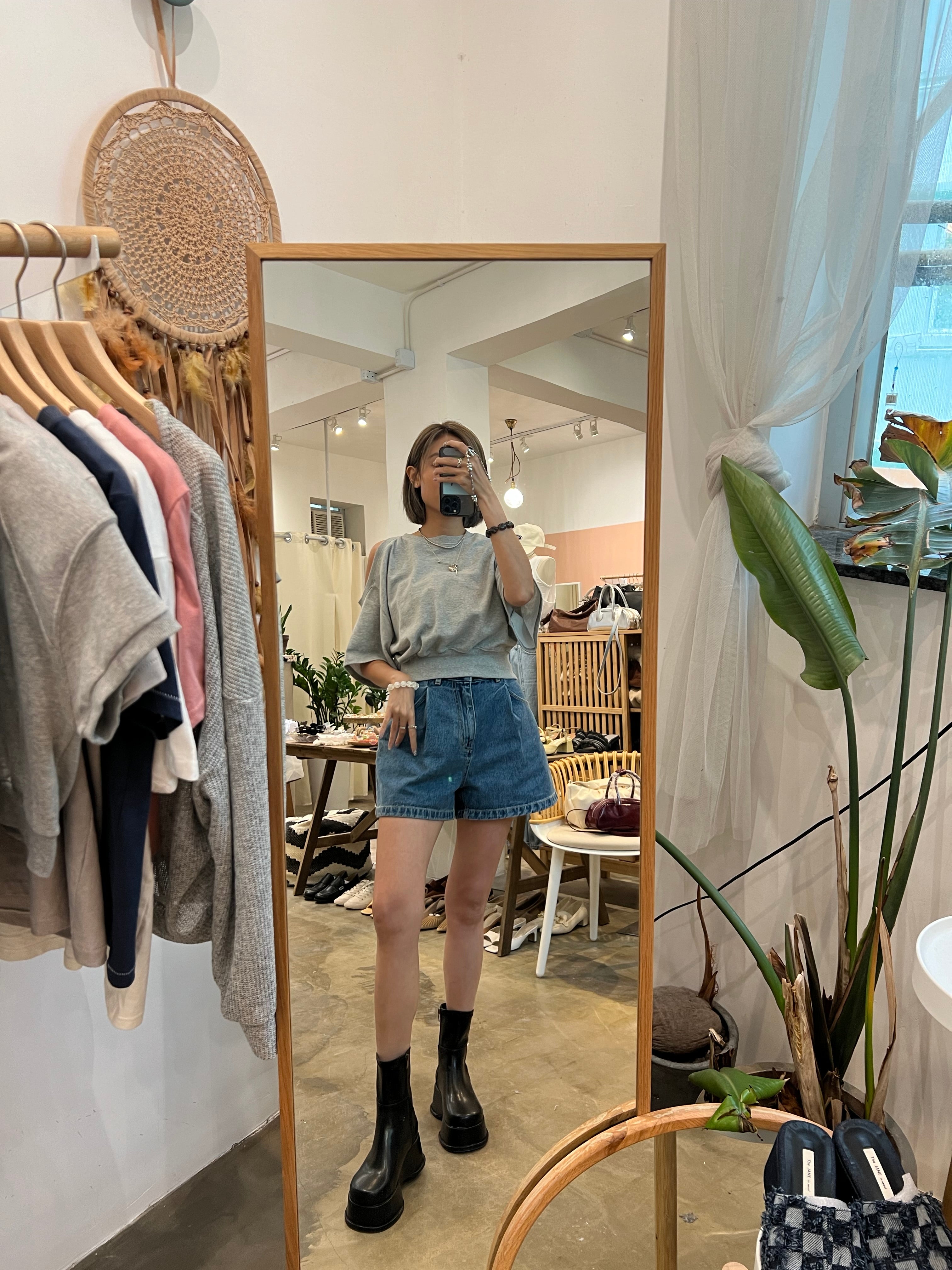厚底短Boots