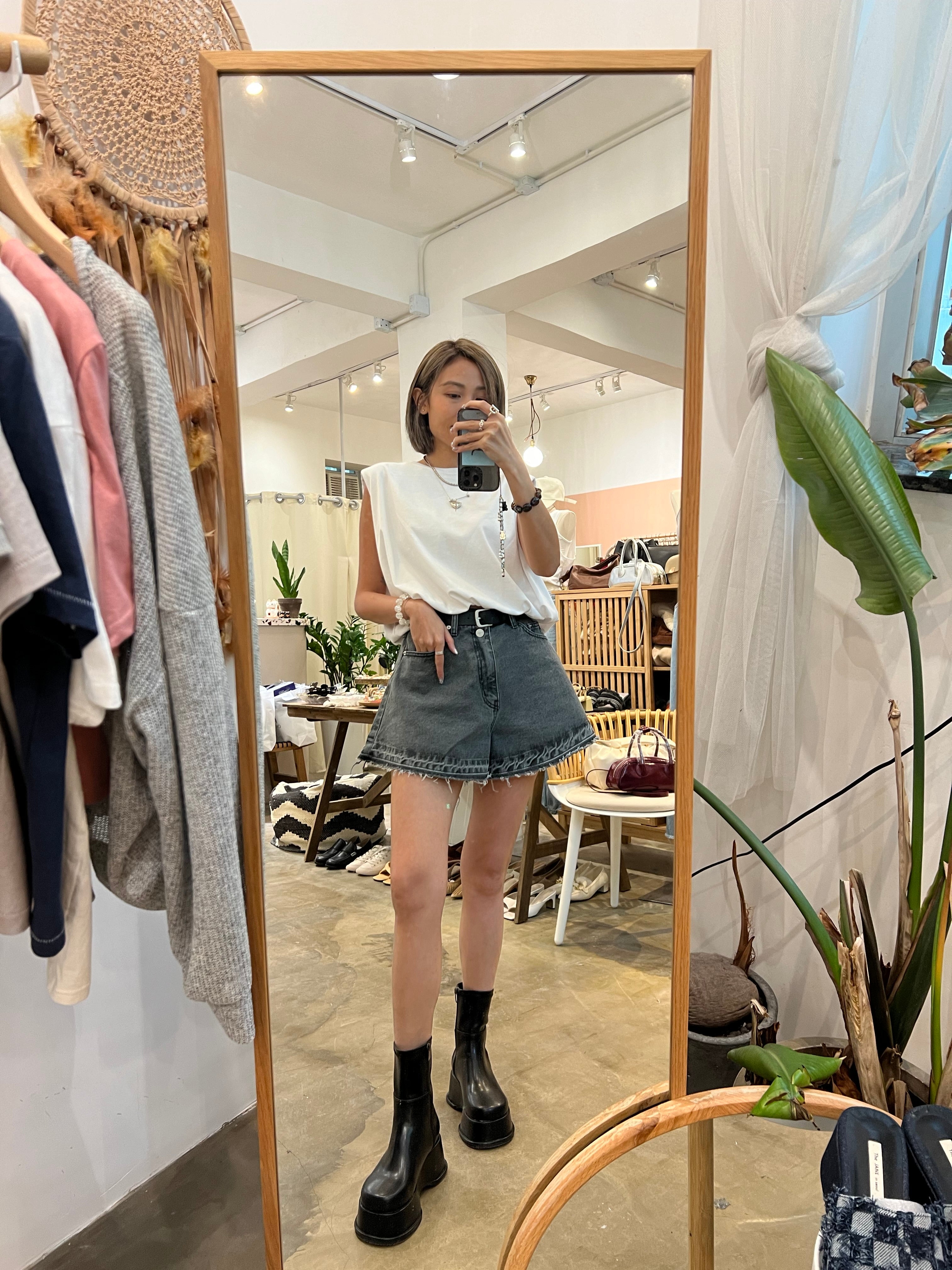 厚底短Boots