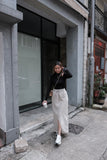 側肩Cut Out Top