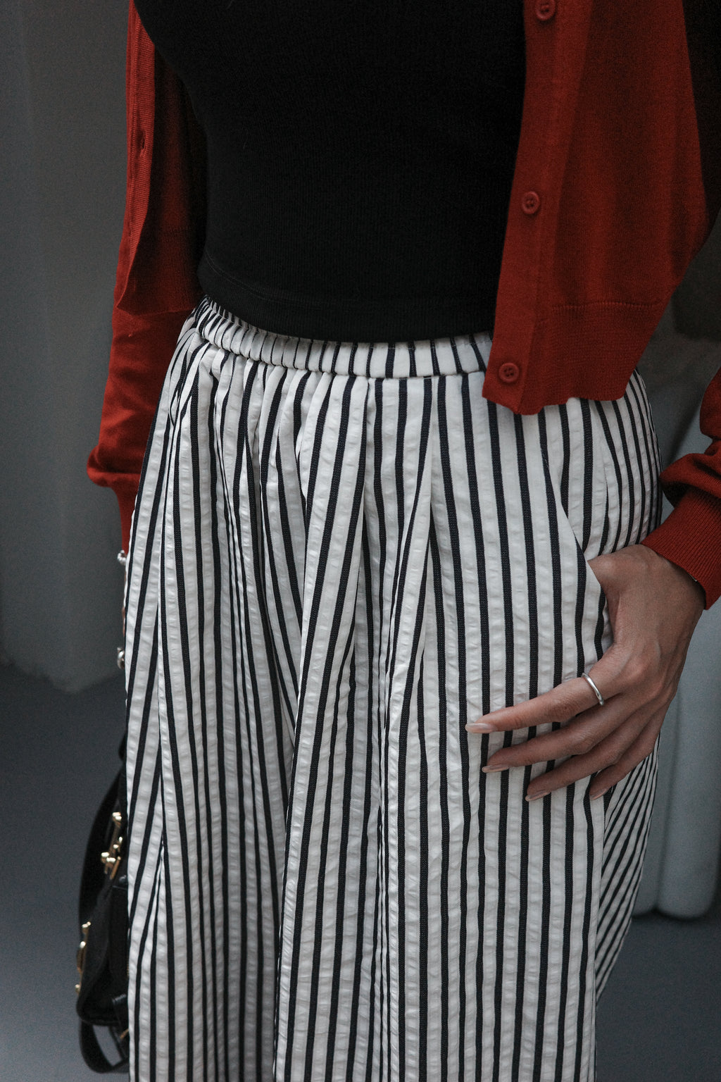 全橡筋直間闊褲