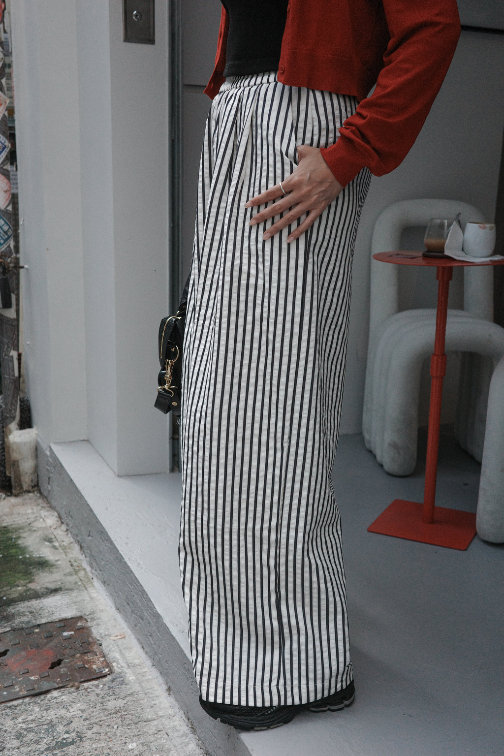 全橡筋直間闊褲