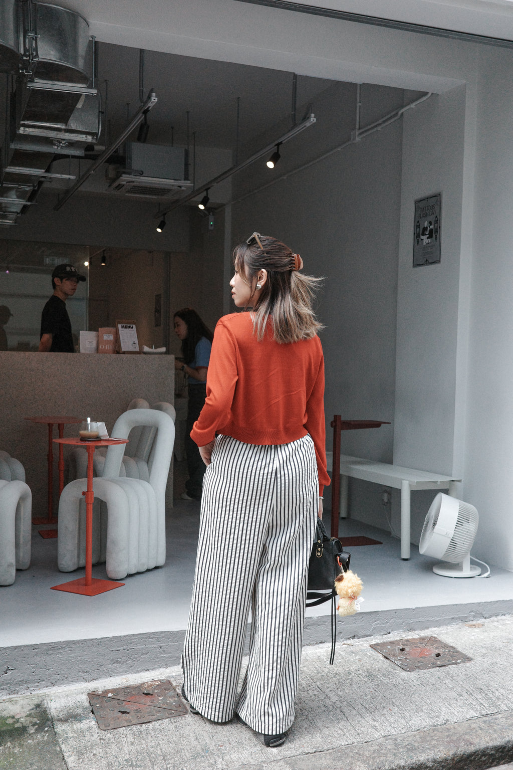 全橡筋直間闊褲